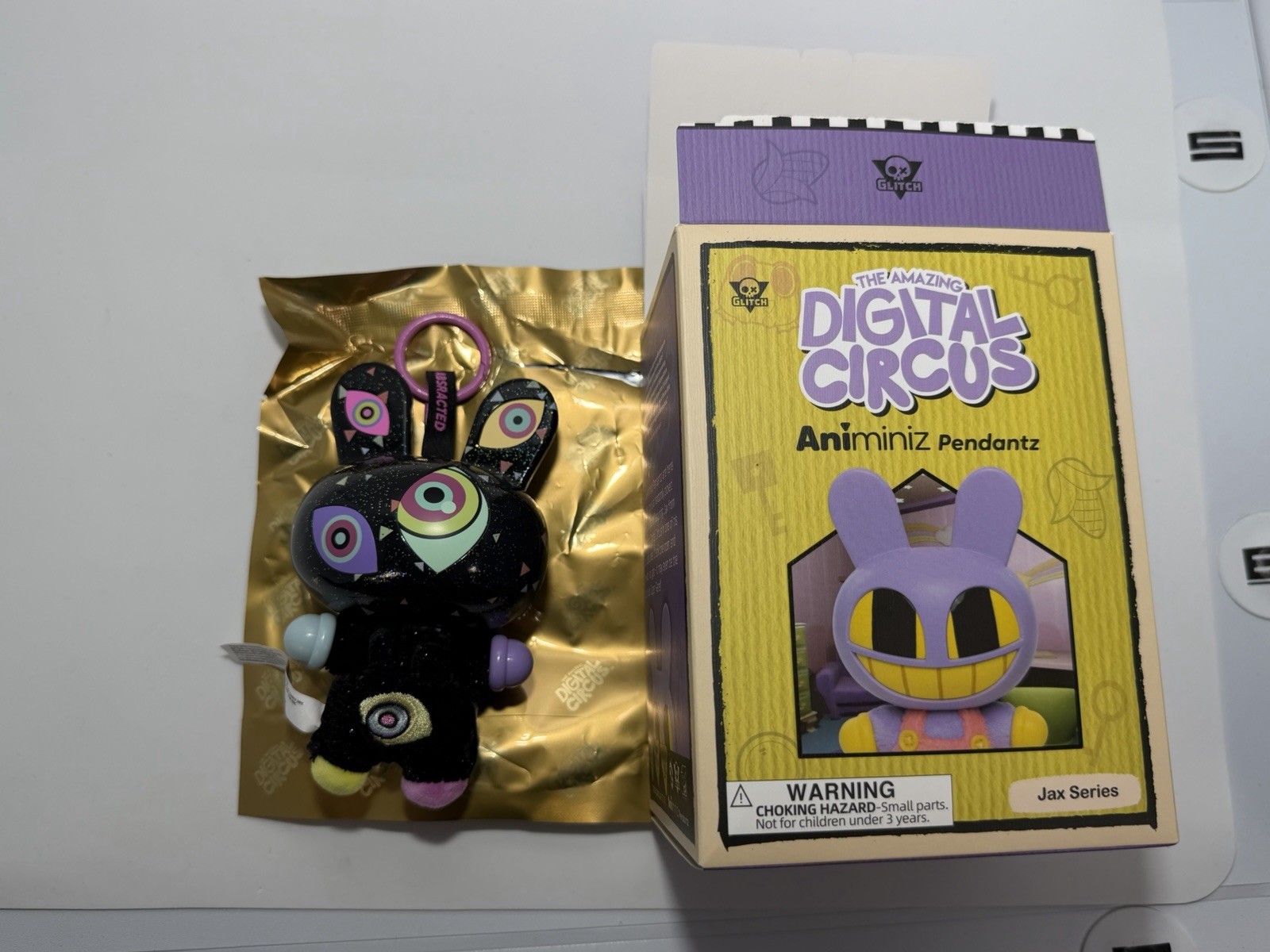(ULTRA RARE) The Amazing Digital Circus Abstracted Jax Animiniz Pendantz