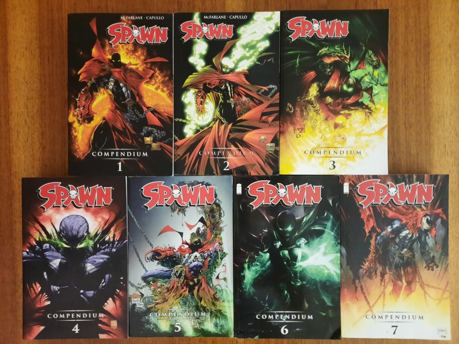 Spawn Compendium Vol 1-7 Complete TPB Set ~ HTF