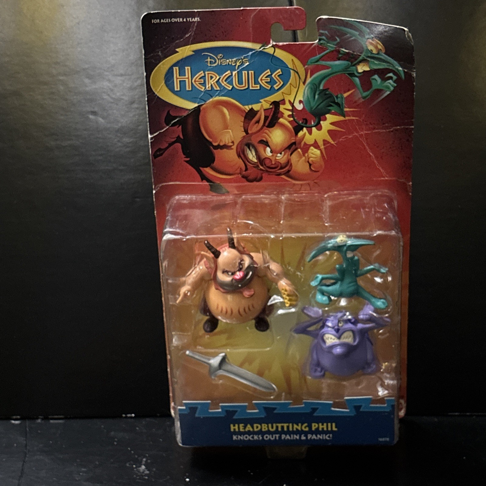 Disney Hercules HEADBUTTING PHIL Figure Mattel Toy 