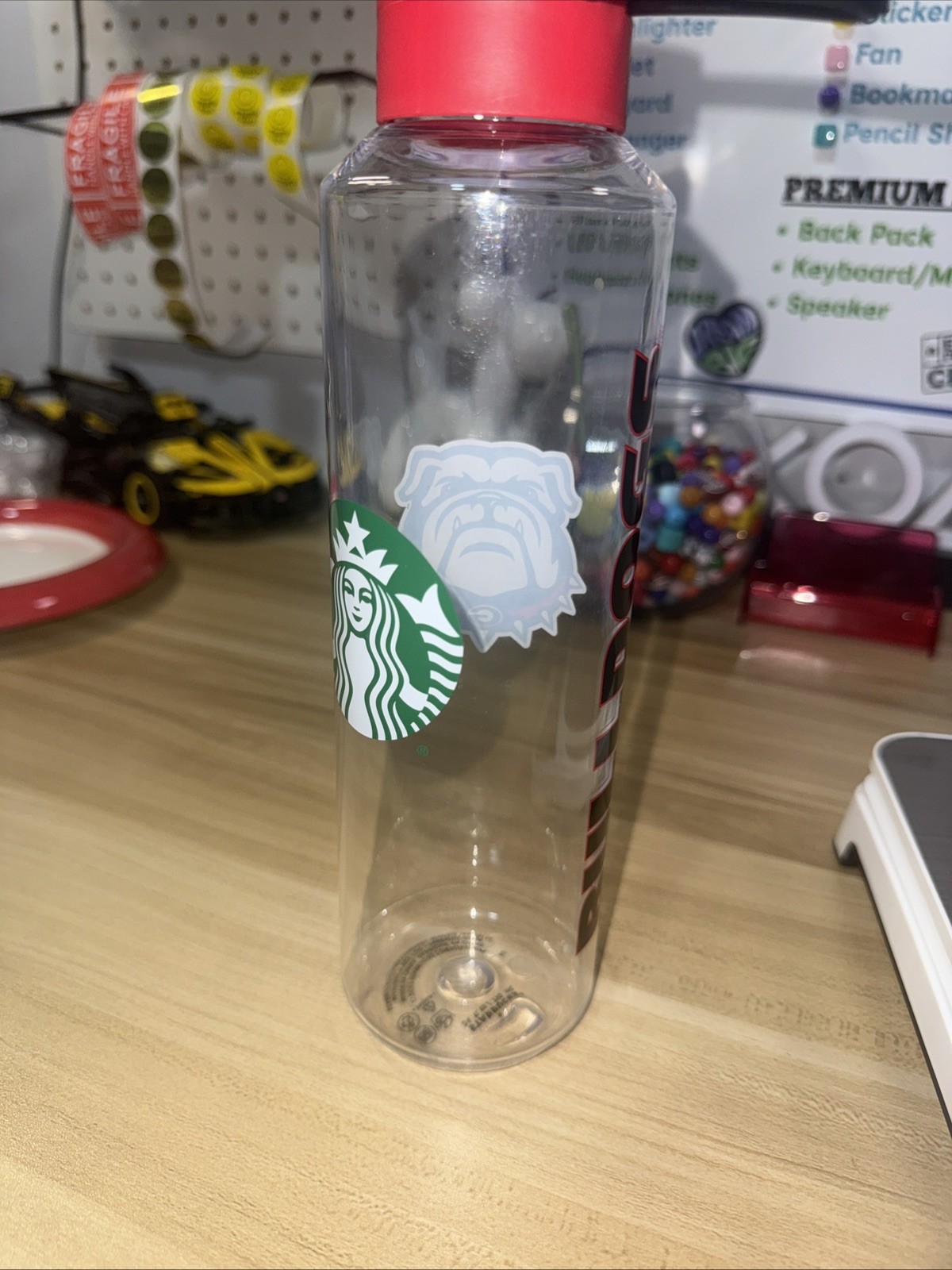 Starbucks 2022 University Of Georgia UGA Water Bottle GO DAWGS