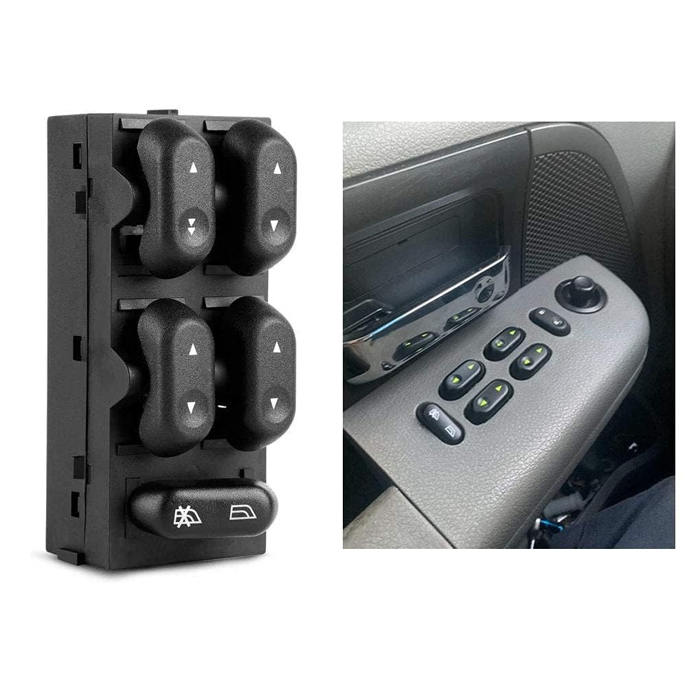 Driver Side Master Power Window Switch 5L1Z14529AA for Ford F150 2004 2005 2006