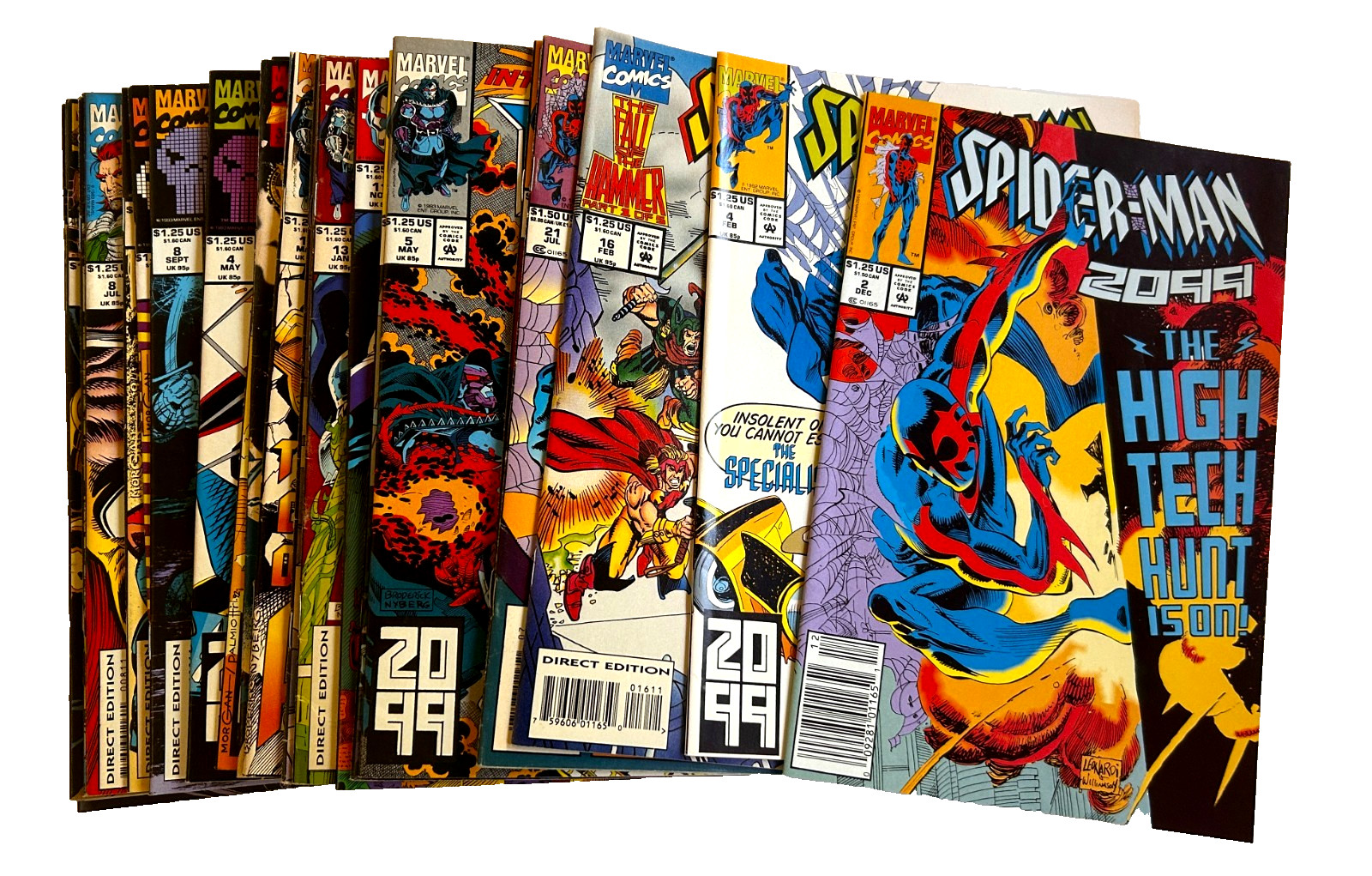 2099  LOT of TWENTY-FOUR (24) COMICS - (DOOM, SPIDER-MAN, PUNISHER, RAVAGE)