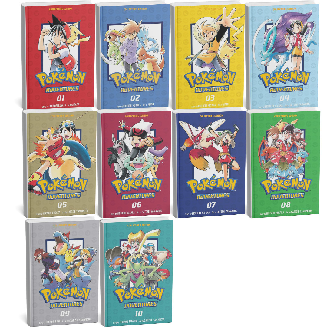 Pokemon Adventures Collector's Edition Manga Vol 1-10  English Paperback