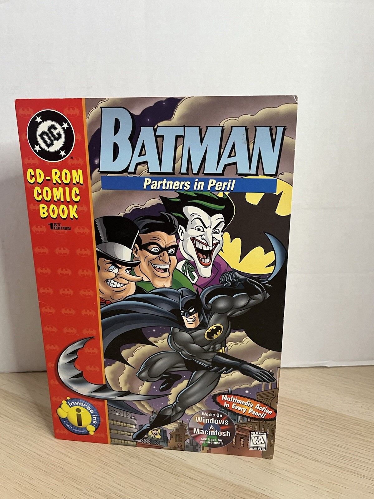 Batman Partners in Peril CD-ROM Comic Book 1st Edition