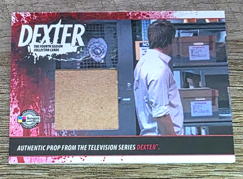 Breygent Dexter The Fourth Season 4 D4-P AB Miami Metro Archive Box Prop Card