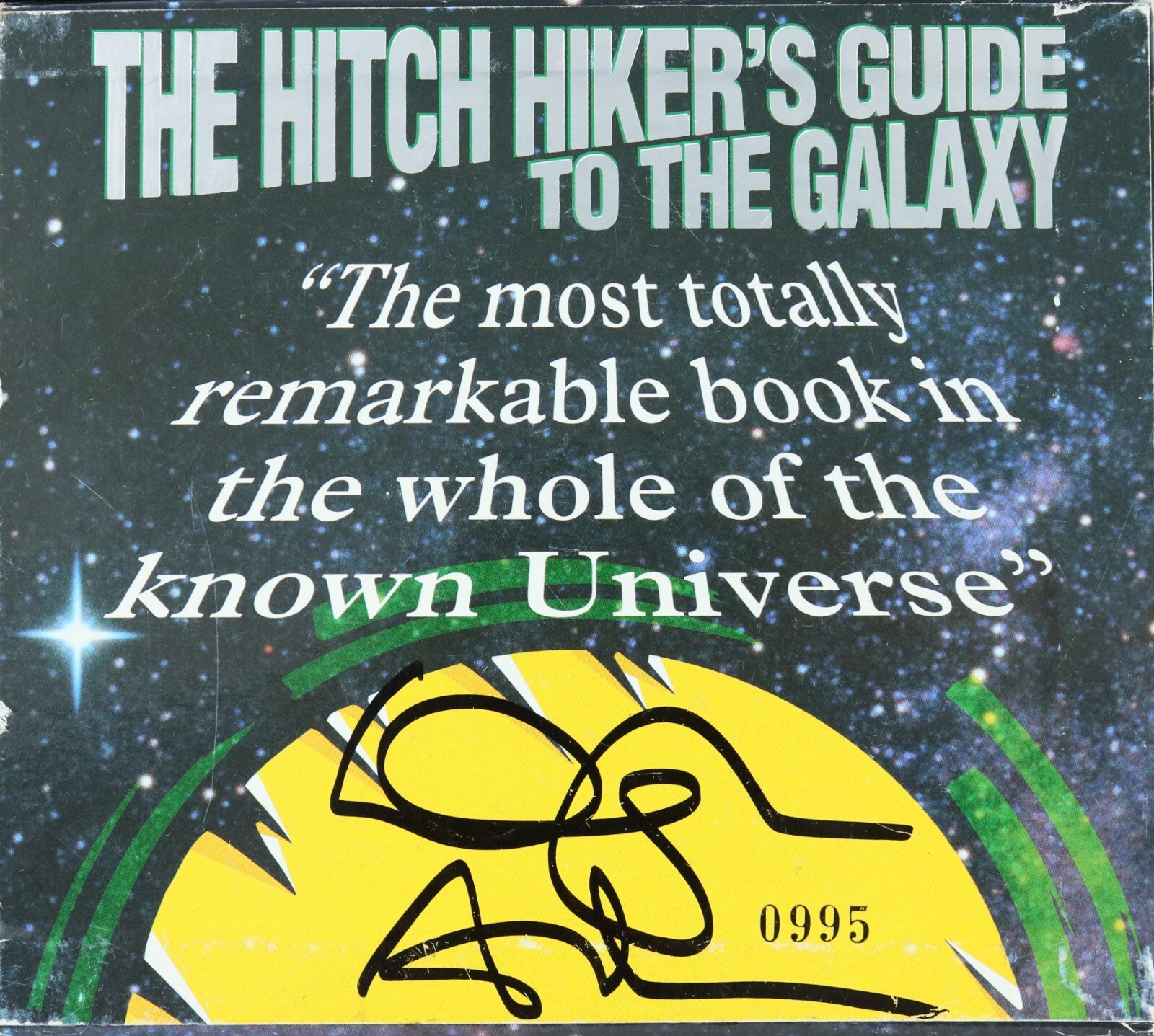 Douglas Adams ~ Signed Autograph The Hitchhiker's Guide to the Galaxy ~ PSA DNA