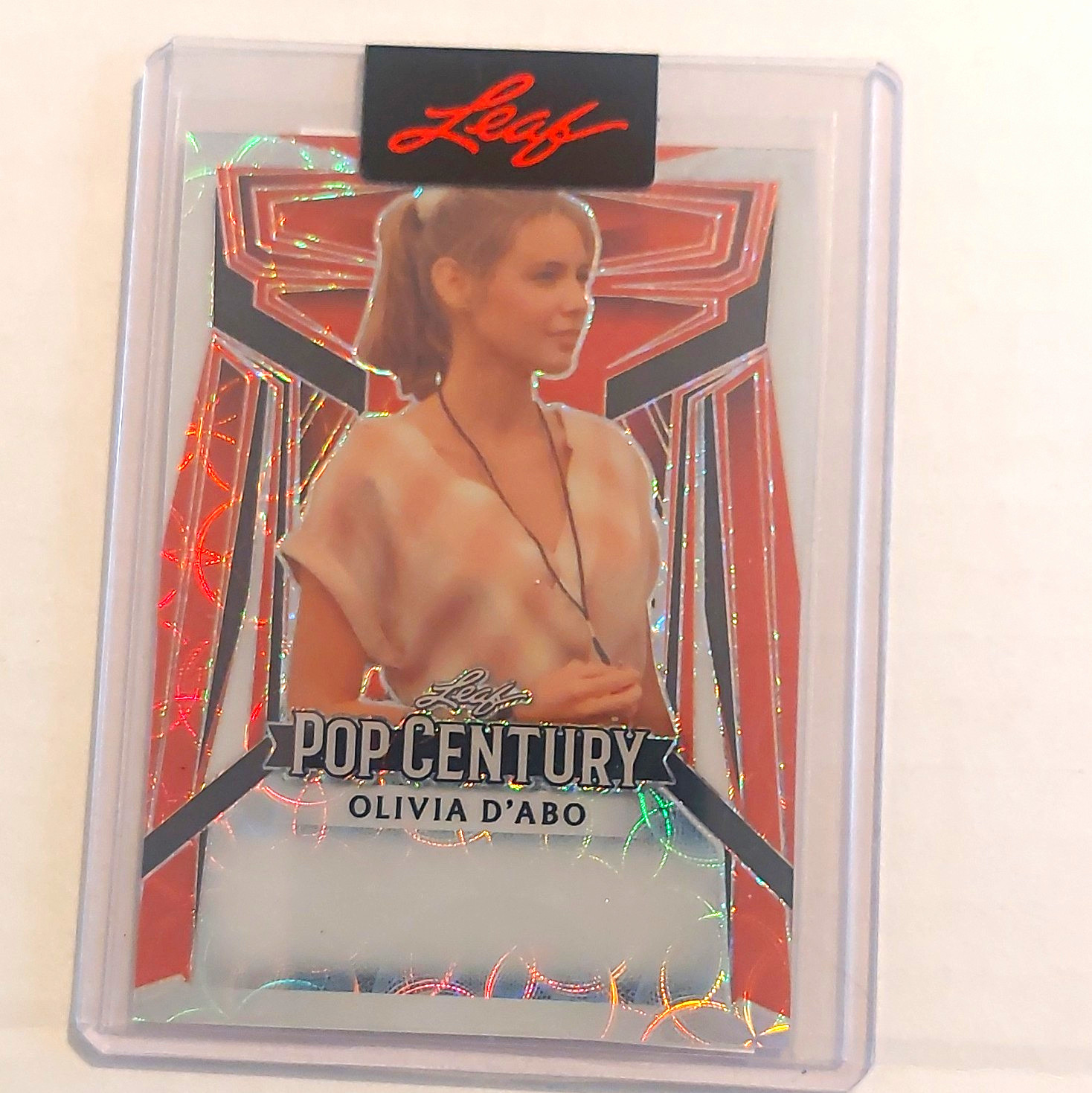 Olivia D\'Abo 2023 Leaf Metal Pop Century Unsigned Proof 1/1