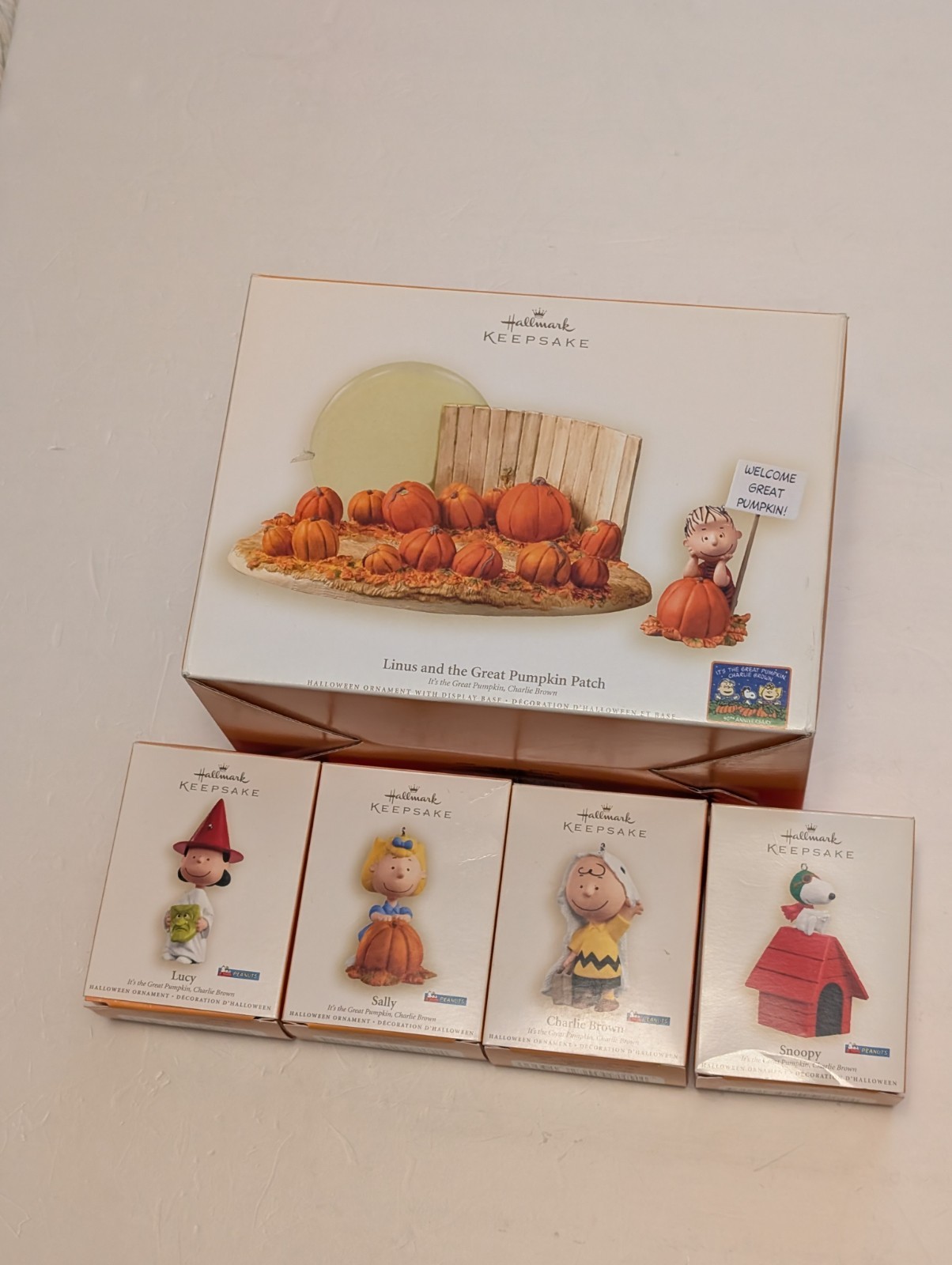 It's the Great Pumpkin Charlie Brown Keepsake Hallmark 40th Anniversary full set