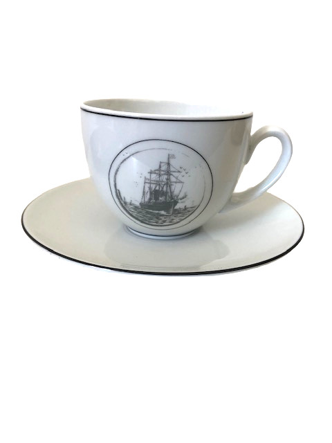 Mariage Frères cup & saucer  “La route du thé Saison 1854” -RARE - Brand new -
