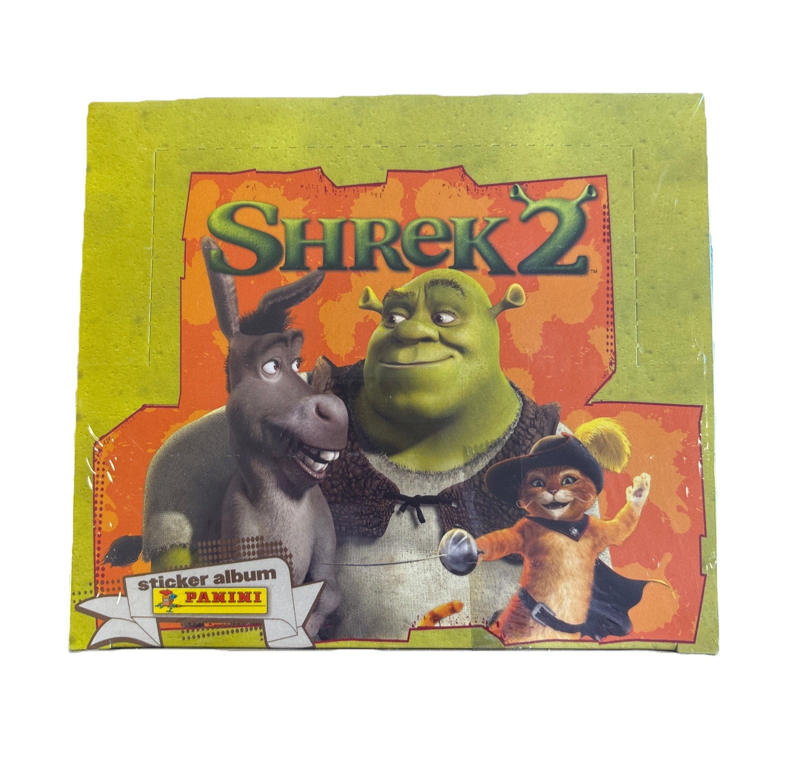 2002 Panini Shrek 2 Movie Sticker Box - 48 Packs ~ Factory Sealed