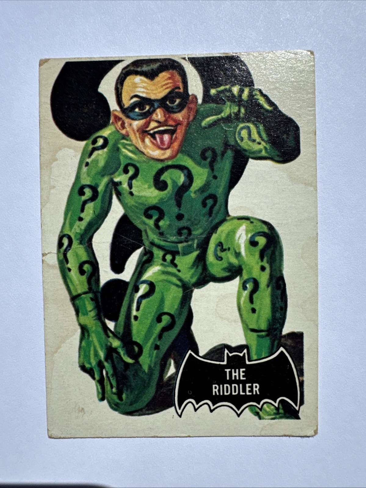 1966 TOPPS DC BATMAN #36 THE RIDDLER FAST  