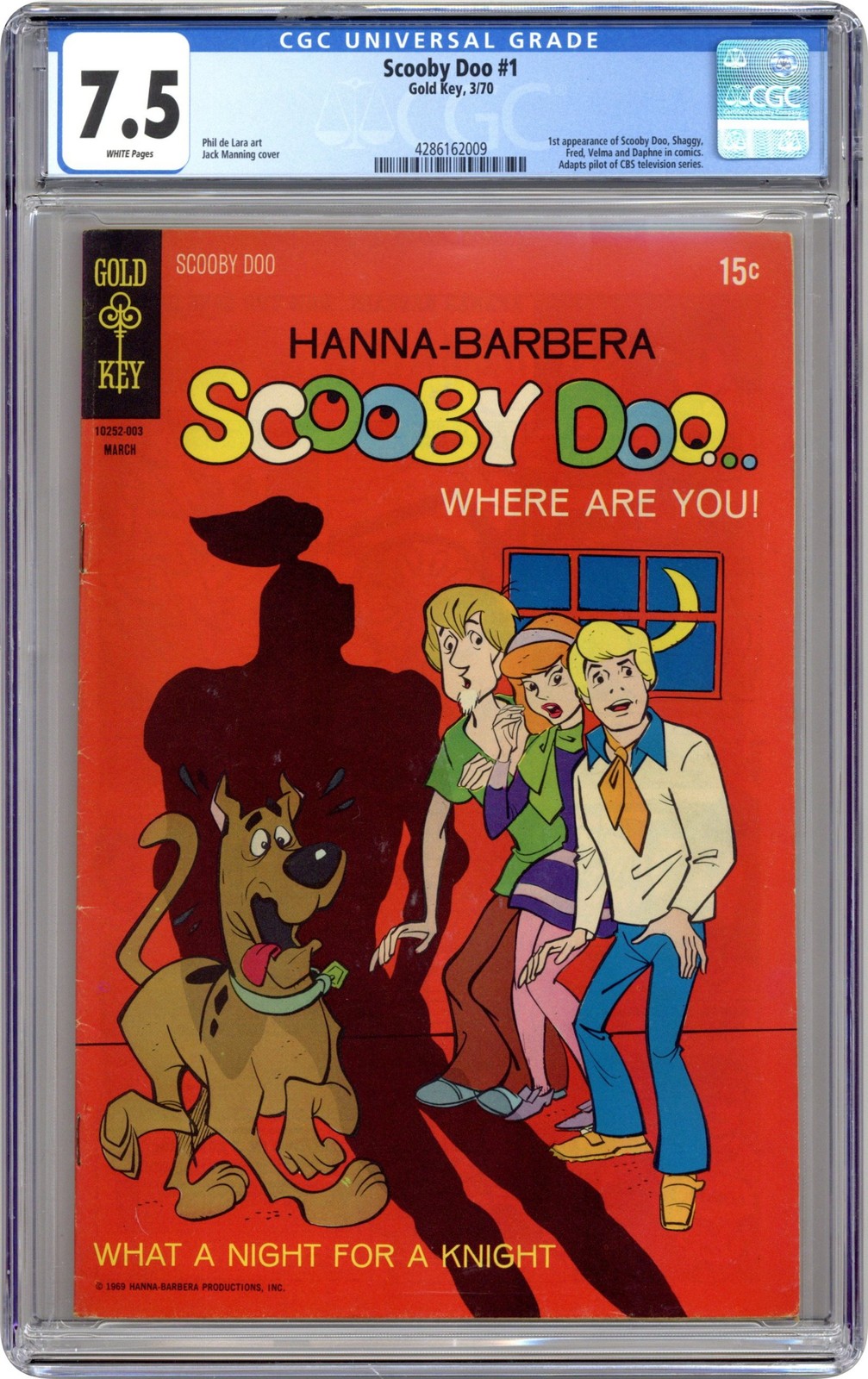 Scooby-Doo #1 CGC 7.5 1970 Gold Key 4286162009