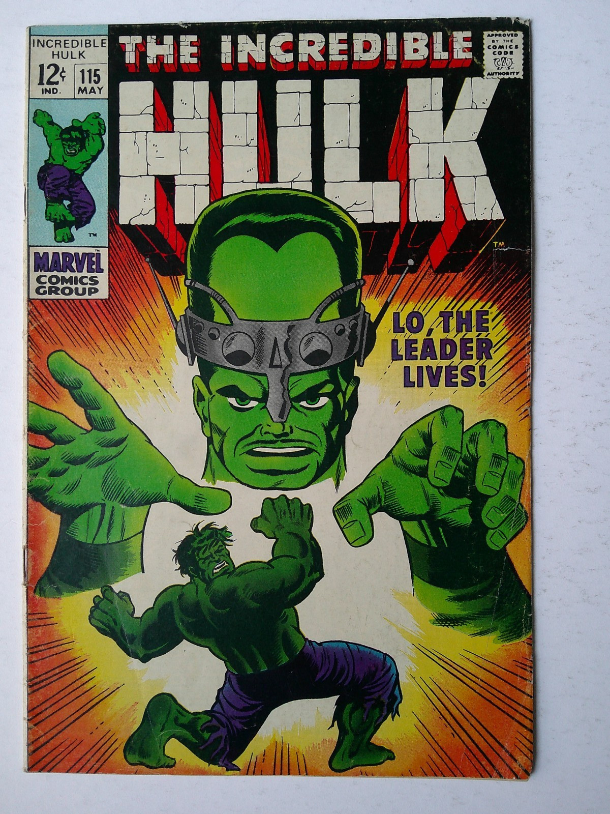 The Incredible Hulk #115 Lower Grade (Marvel Comics 1969) Combined Shipping
