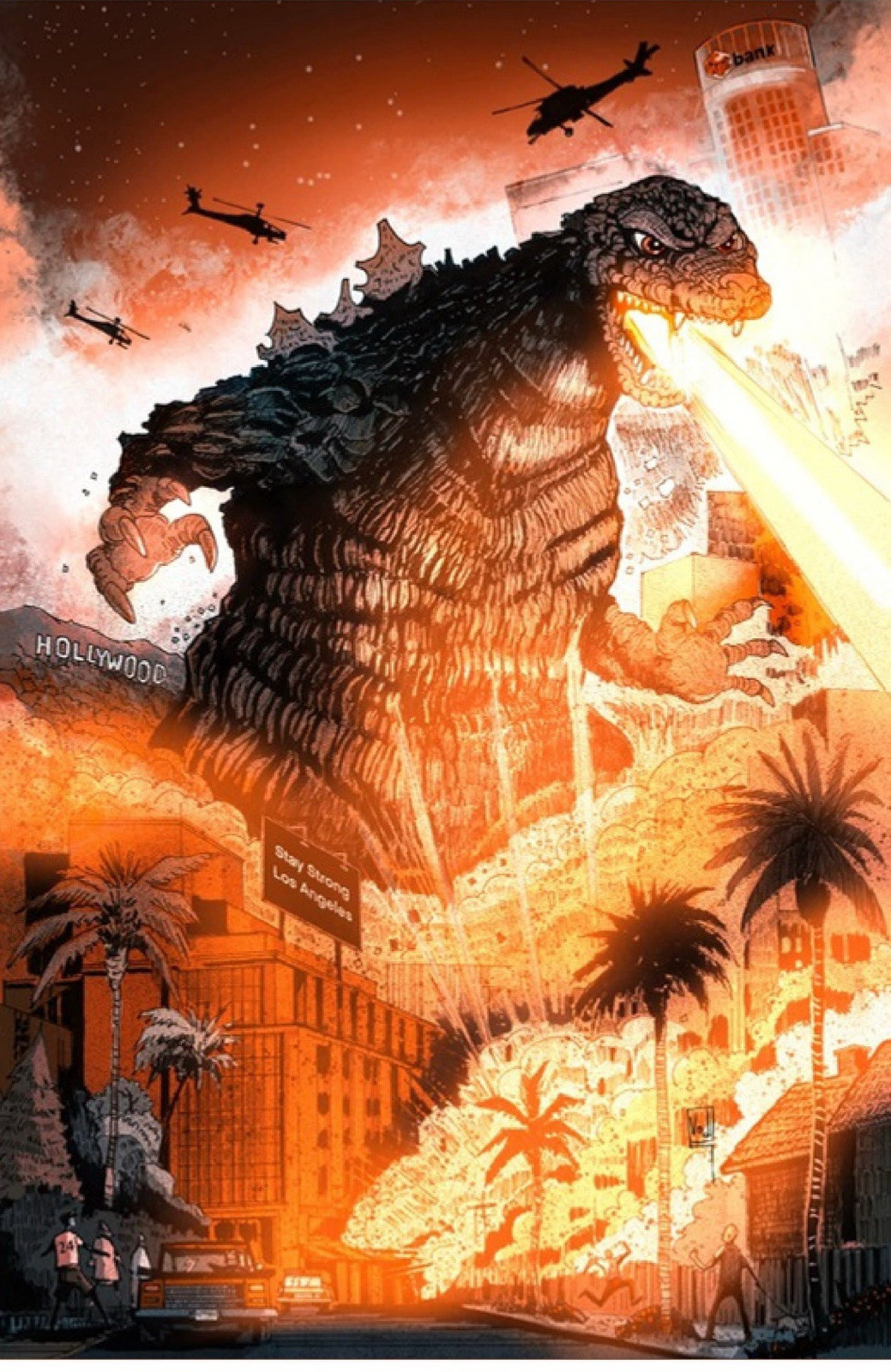 Godzilla Vs Los Angeles Virgin Exclusive Limit 500 *Preorder* Release 04/30/25