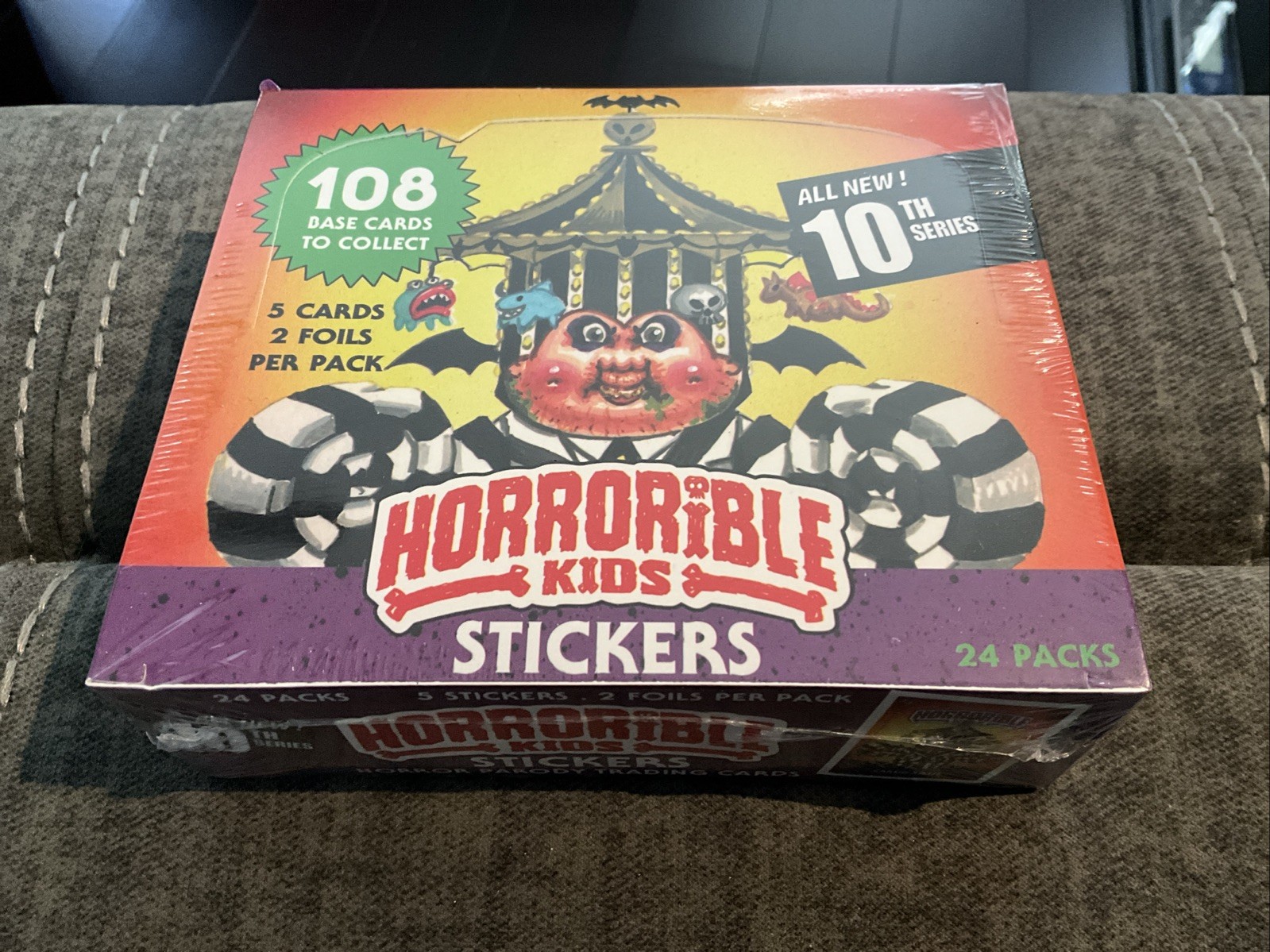 Horrorible Kids Series 10 Cards Sealed 24 Pack Box GPK Continental U.S. Only