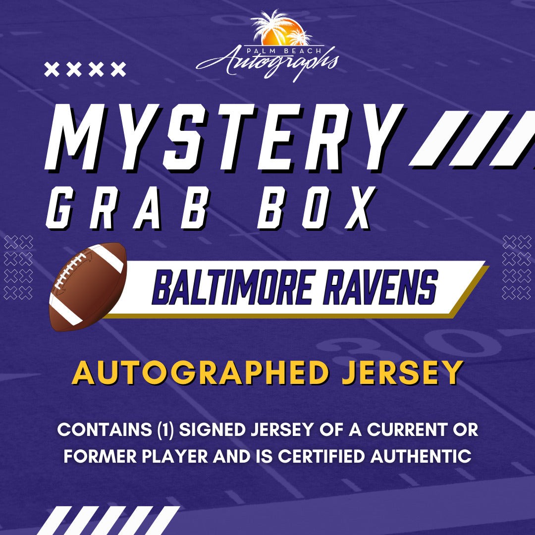 Mystery Grab Box - Baltimore Ravens NFL Football Autographed Jersey
