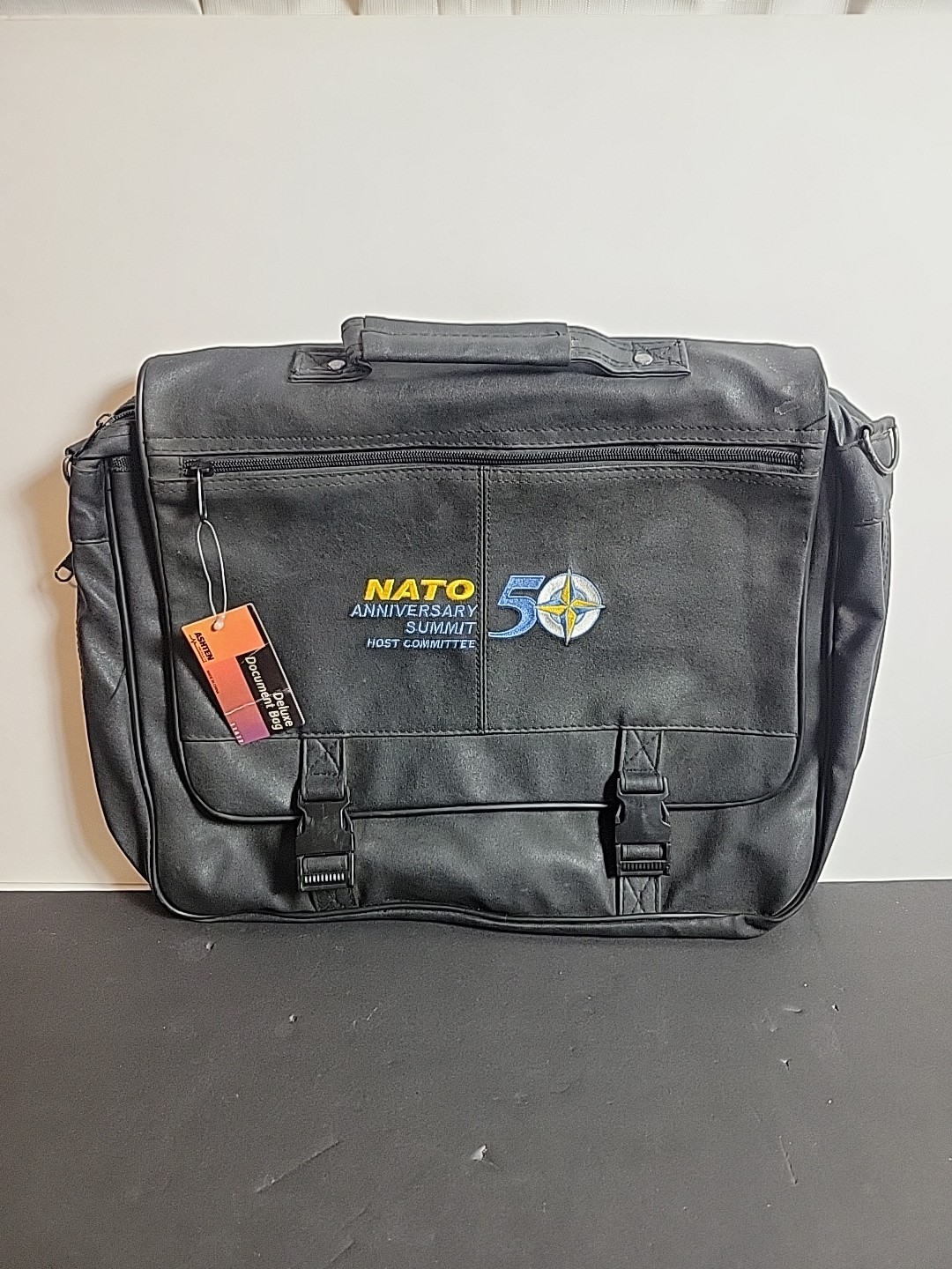 RARE NATO 50th Anniversary Summit 1999 Washington DC Official Document Bag
