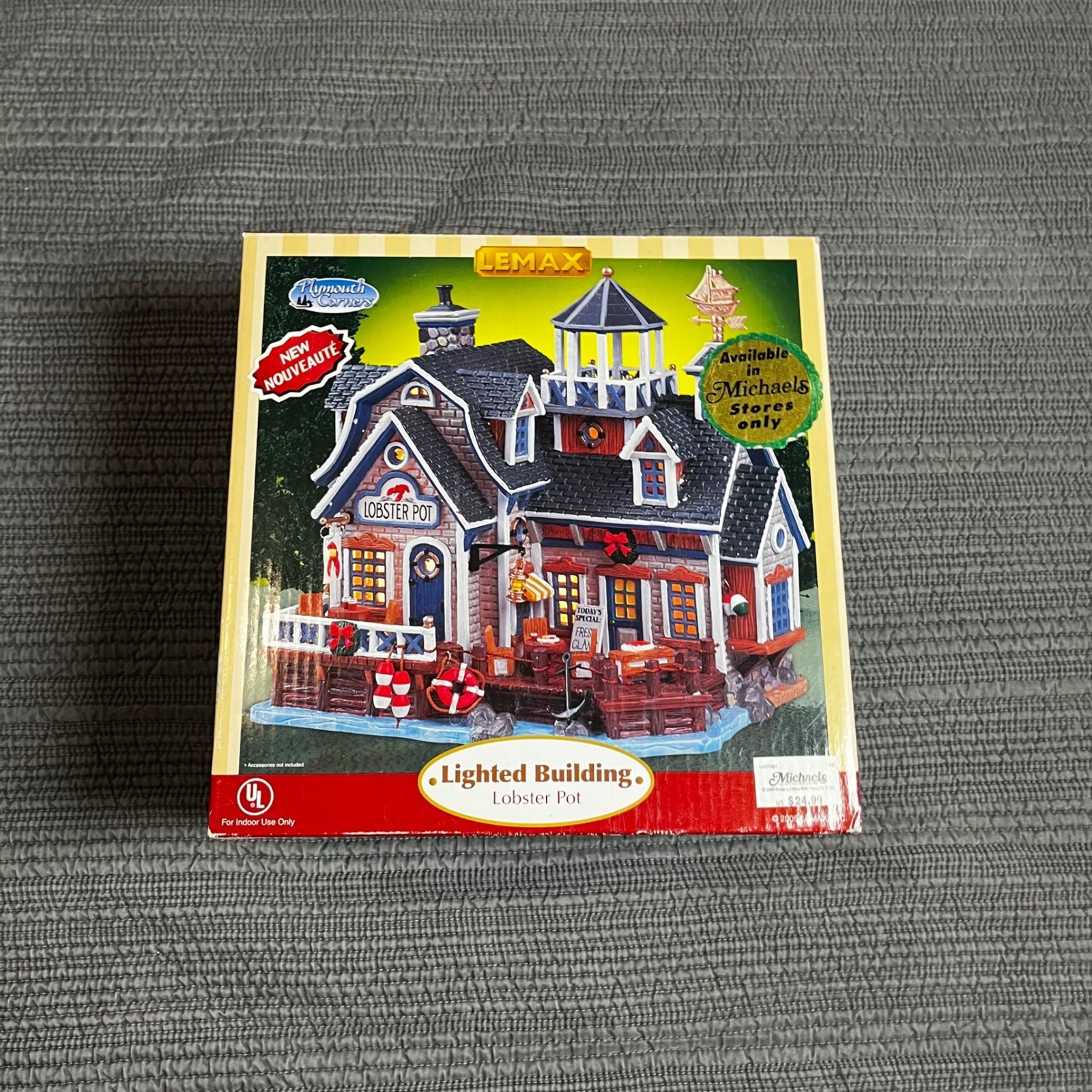 Lemax Plymouth Corners Lobster Pot Lighted Building 2005 Village 55265 Michaels