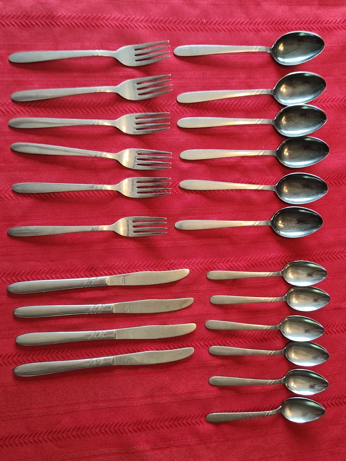 Vtg Cosmos STATESMAN 1966 Stainless Steel Lot of 22 Pcs Silverware Replacement 