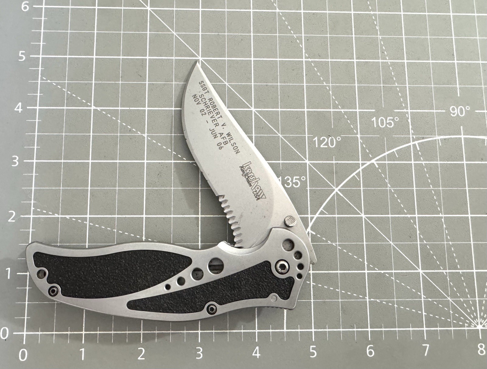 2006 KERSHAW USA Storm II 1475ST Ken Onion Trac-Tec FrameLock Knife 4.75\