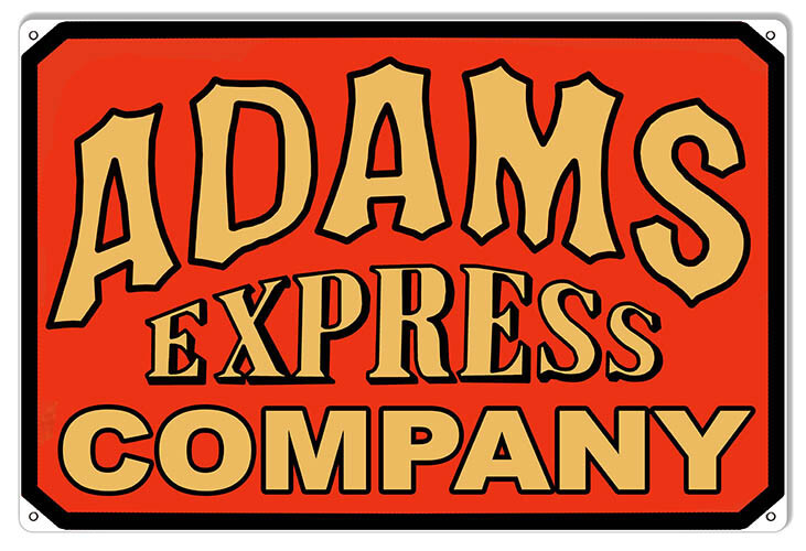 ADAMS EXPRESS COMPANY RED YELLOW 18
