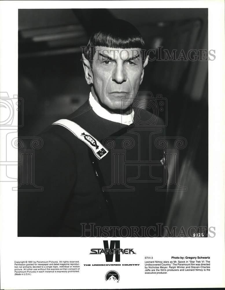 1991 Press Photo Leonard Nimoy star in \
