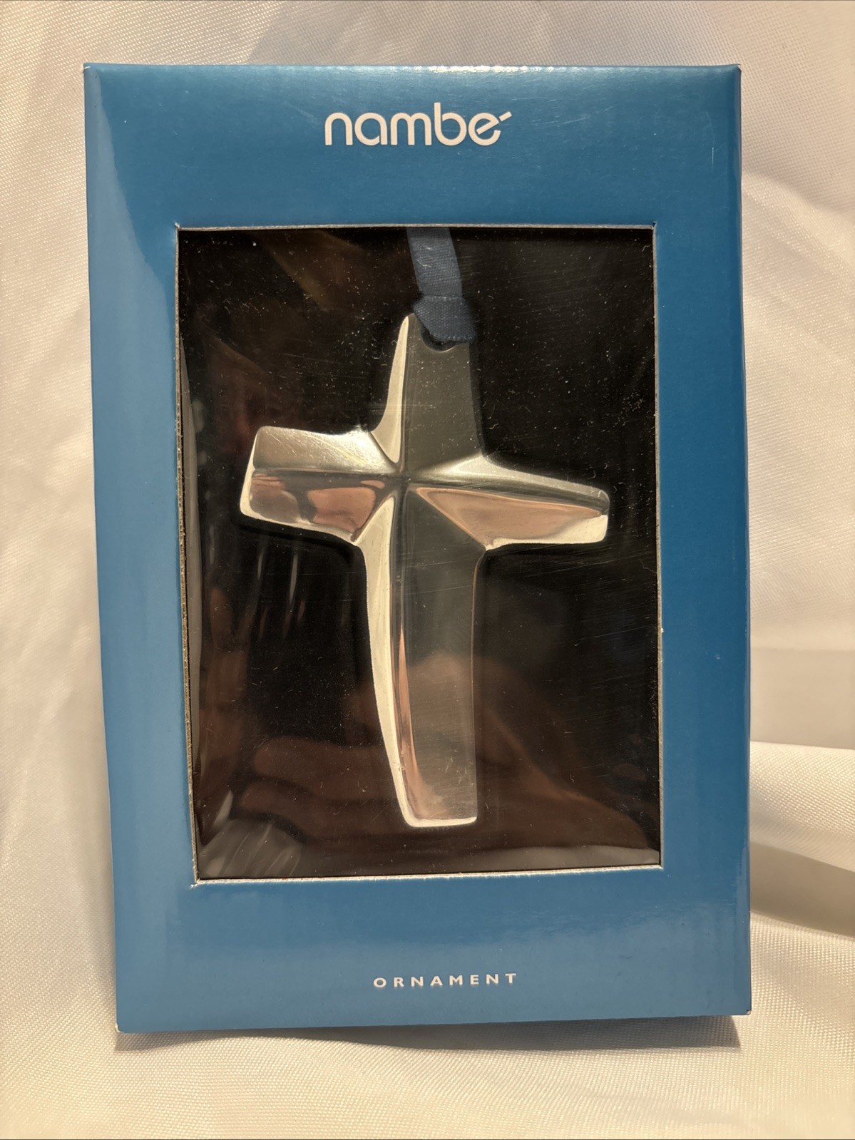 NEW Nambe Nambe 2010 Limited Edition TAOS CROSS Christmas Ornament MT0232
