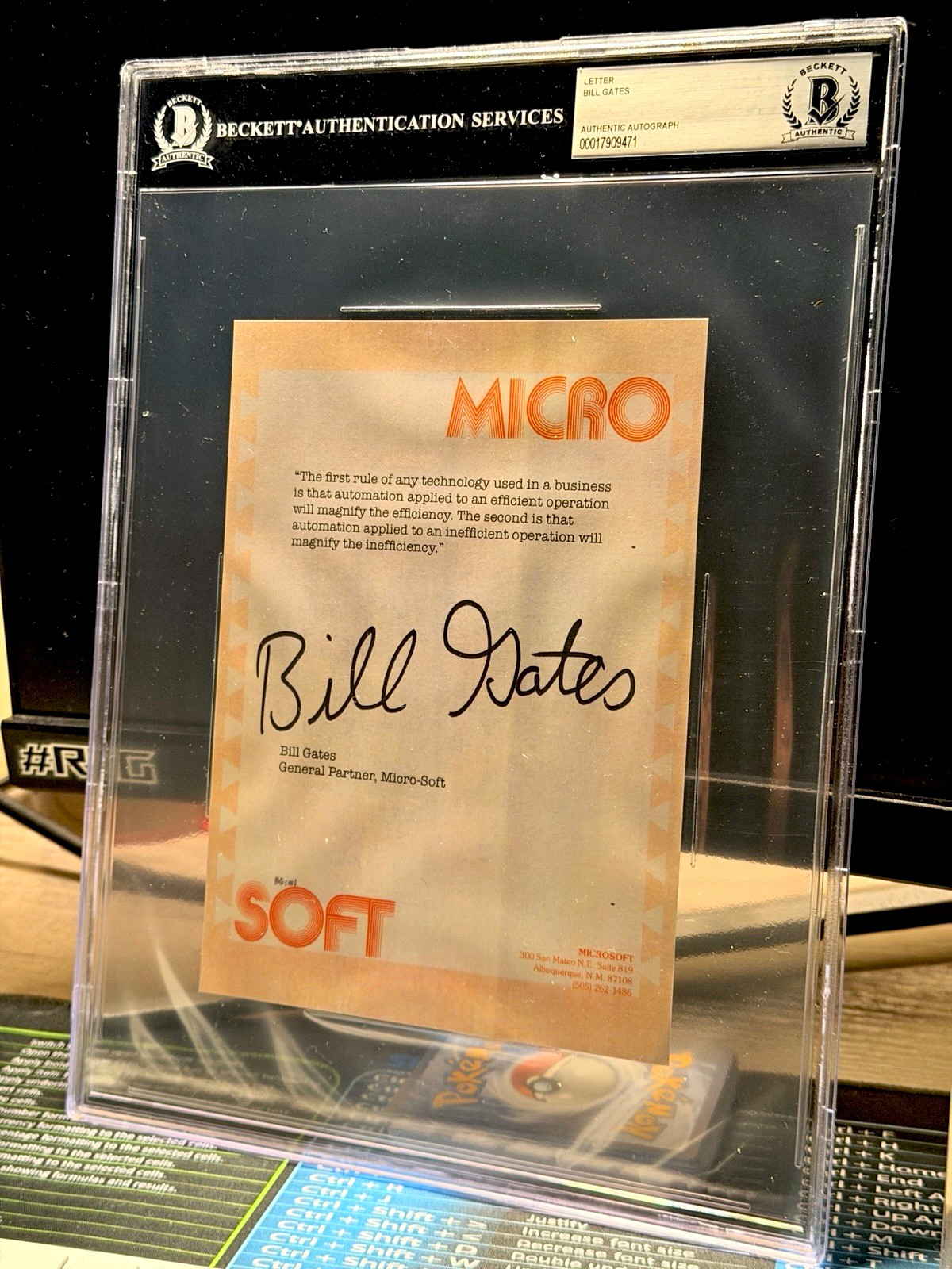 Bill Gates Signed 