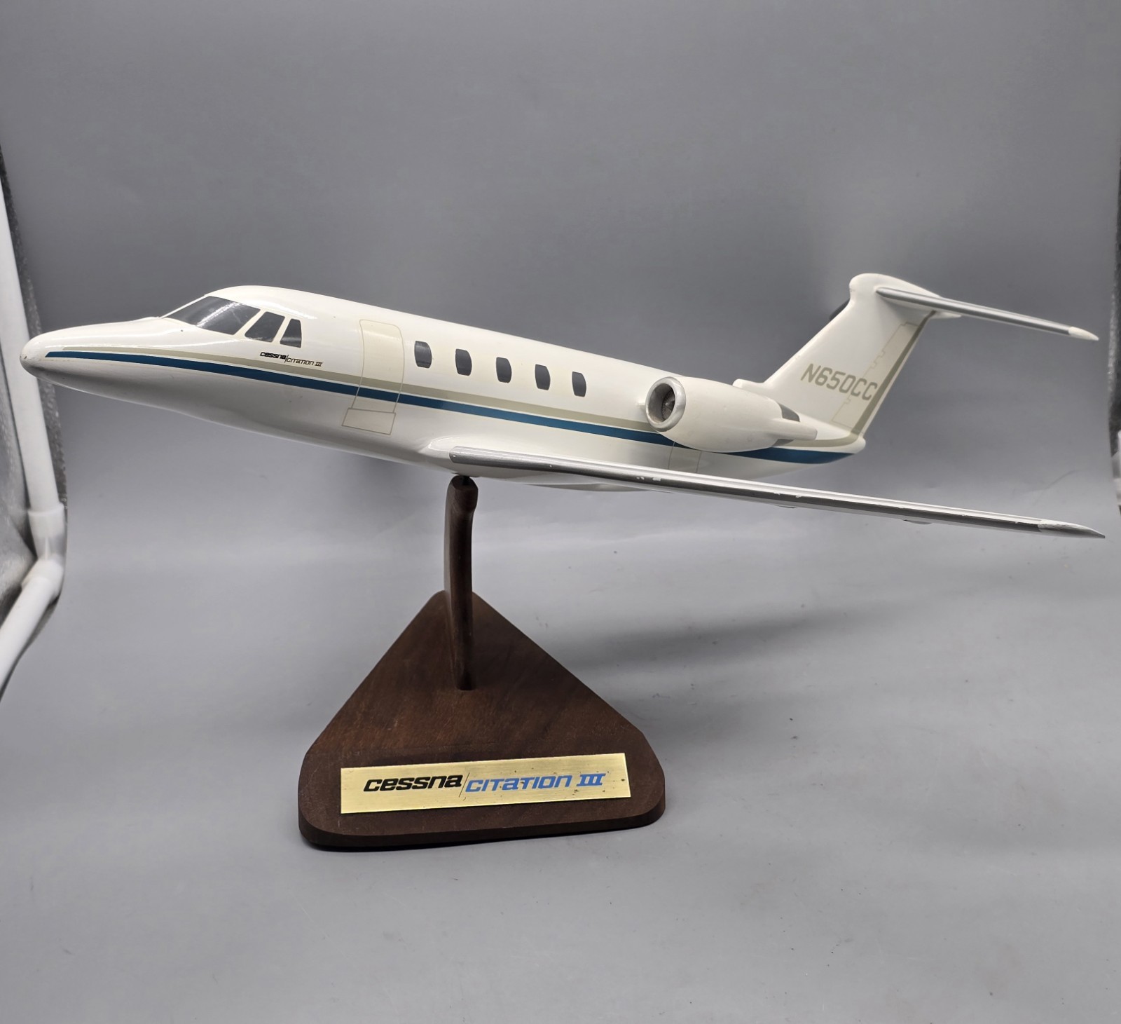 Cessna Citation III N650CC Display Model 1/40 Scale Airplane Custom 