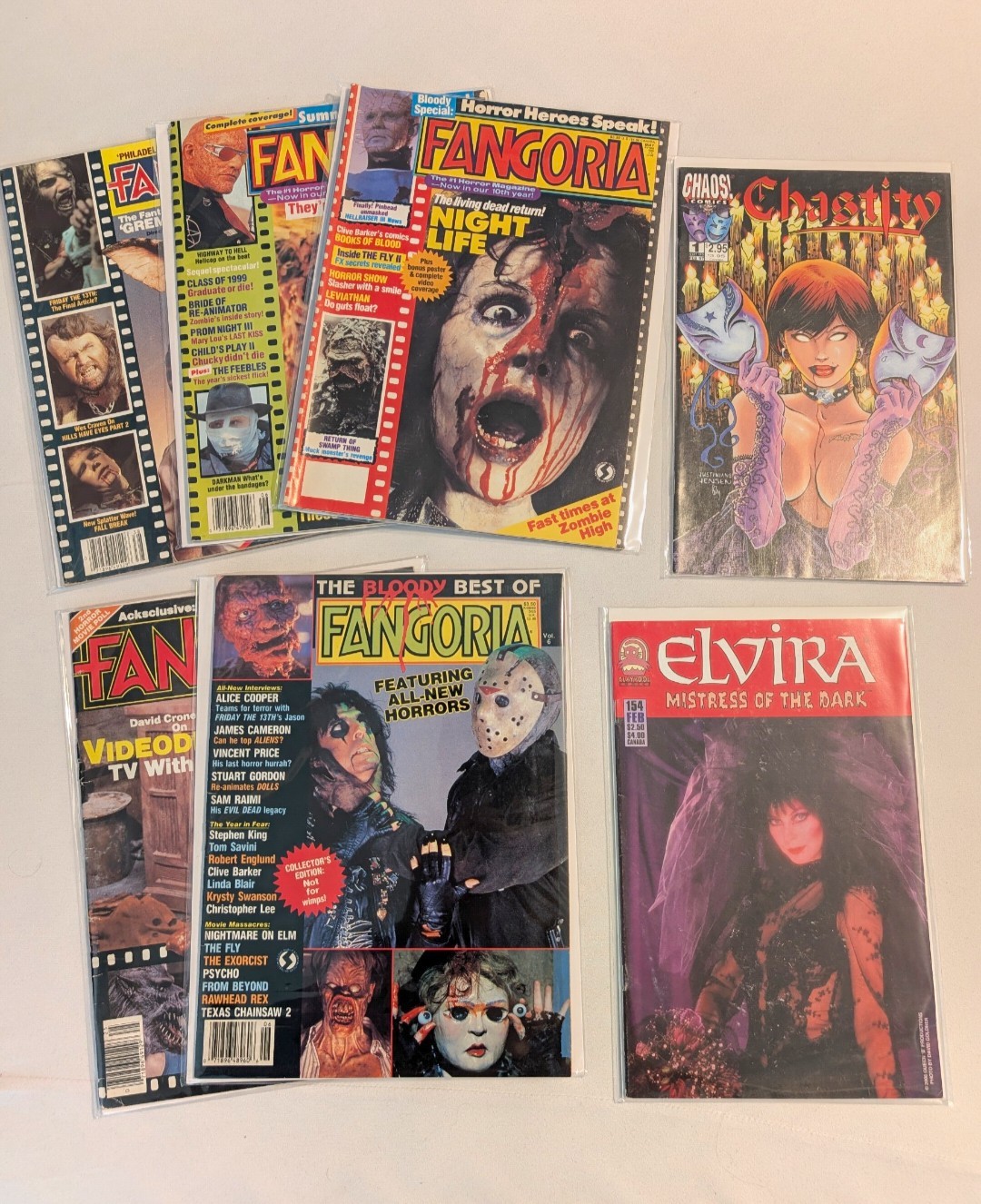 Fangoria Collector\'s Edition Horror Magazine Plus Elvira and Chastity