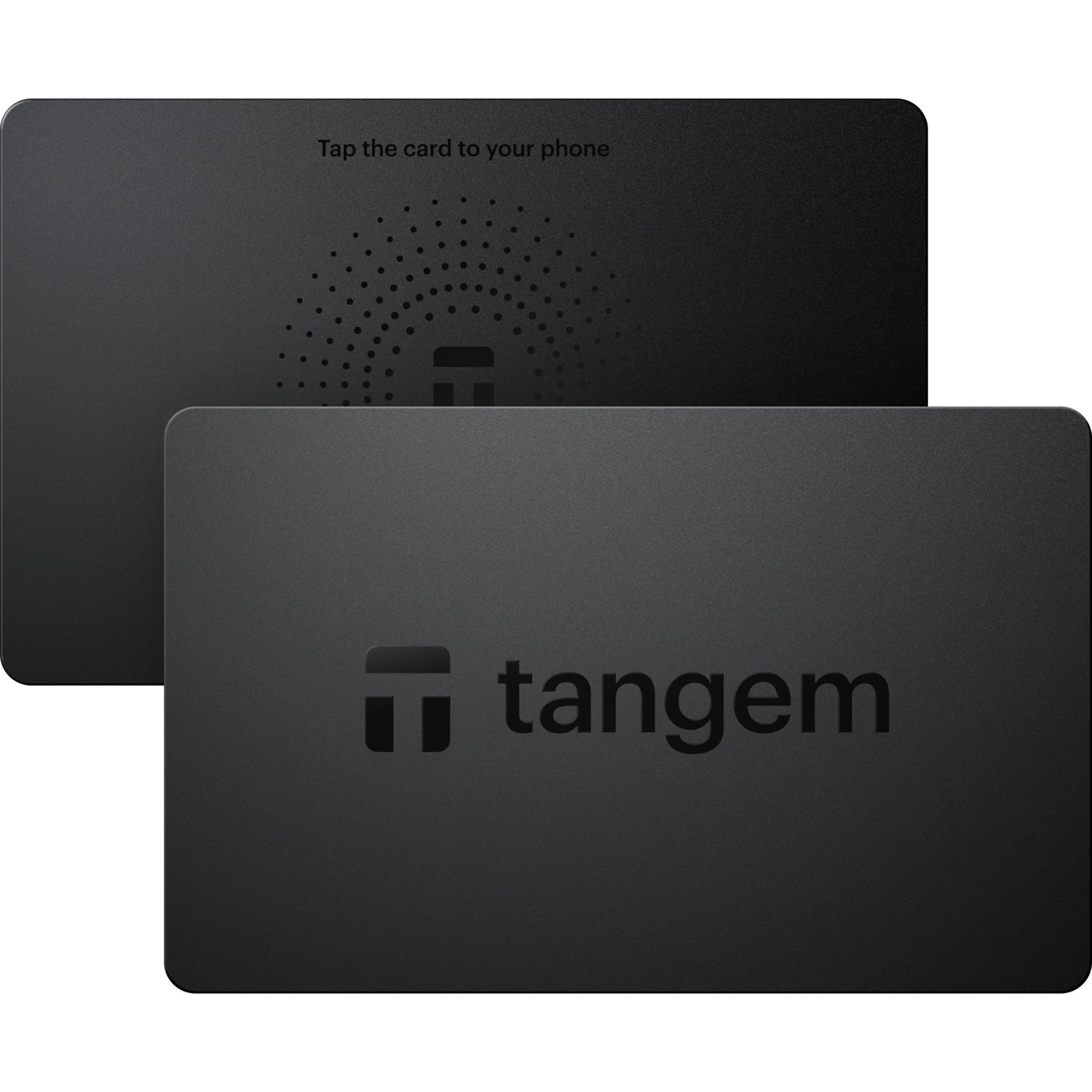 TANGEM Crypto Wallet Pack of 2 Cold Storage Hardware Wallet Black