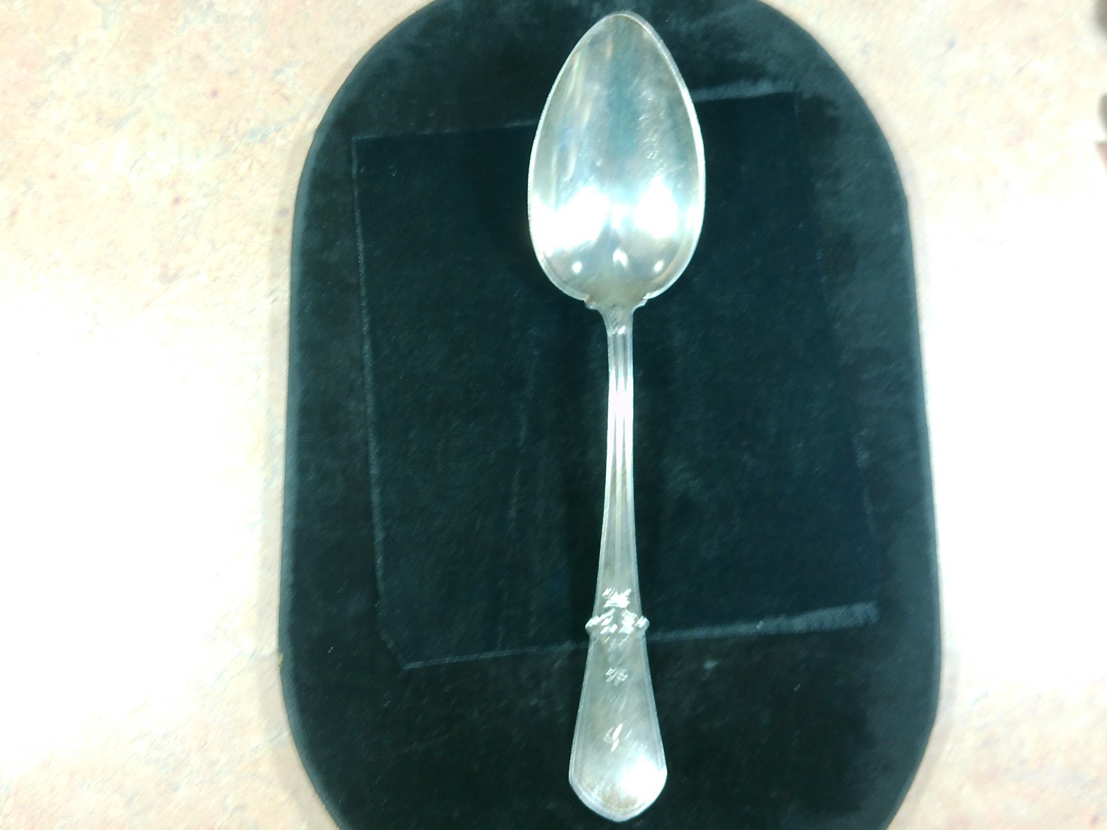 1871 Gorham Sterling Silver Serving Spoon Dexter & Haskins - Monogramed