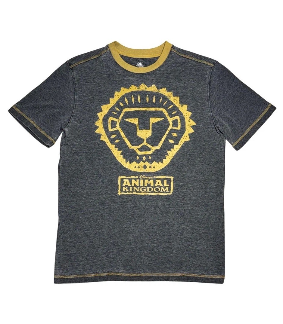 Disney Parks Animal Kingdom Lion King T-Shirt Gray Burnout Men’s Small NWOT
