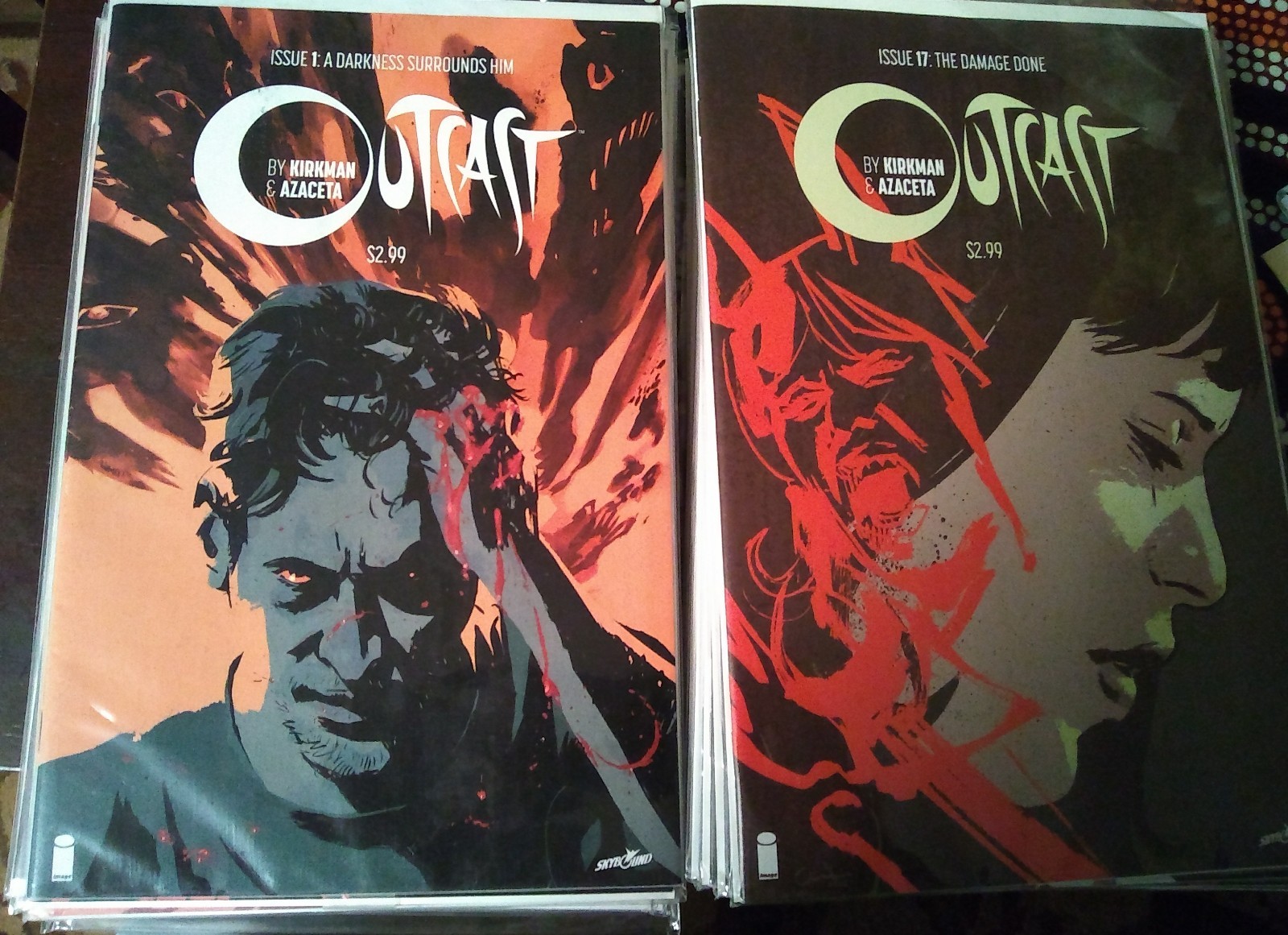 OUTCAST 1 - 34 1ST PRINTINGS  IMAGE NM LOT SET Complete Reader Run