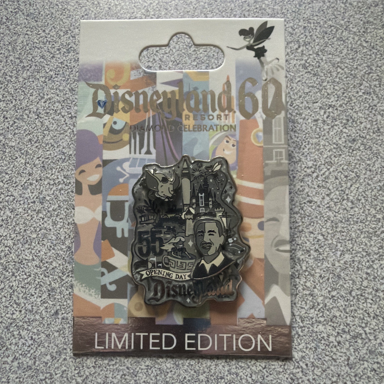 Disneyland Decades Pin Opening Day LE5000