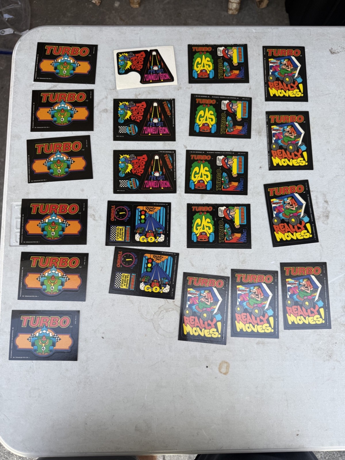 20 1983 Topps Video City Sega/Nintendo trading cards; ZAXXON TURBO FROGGER yt12