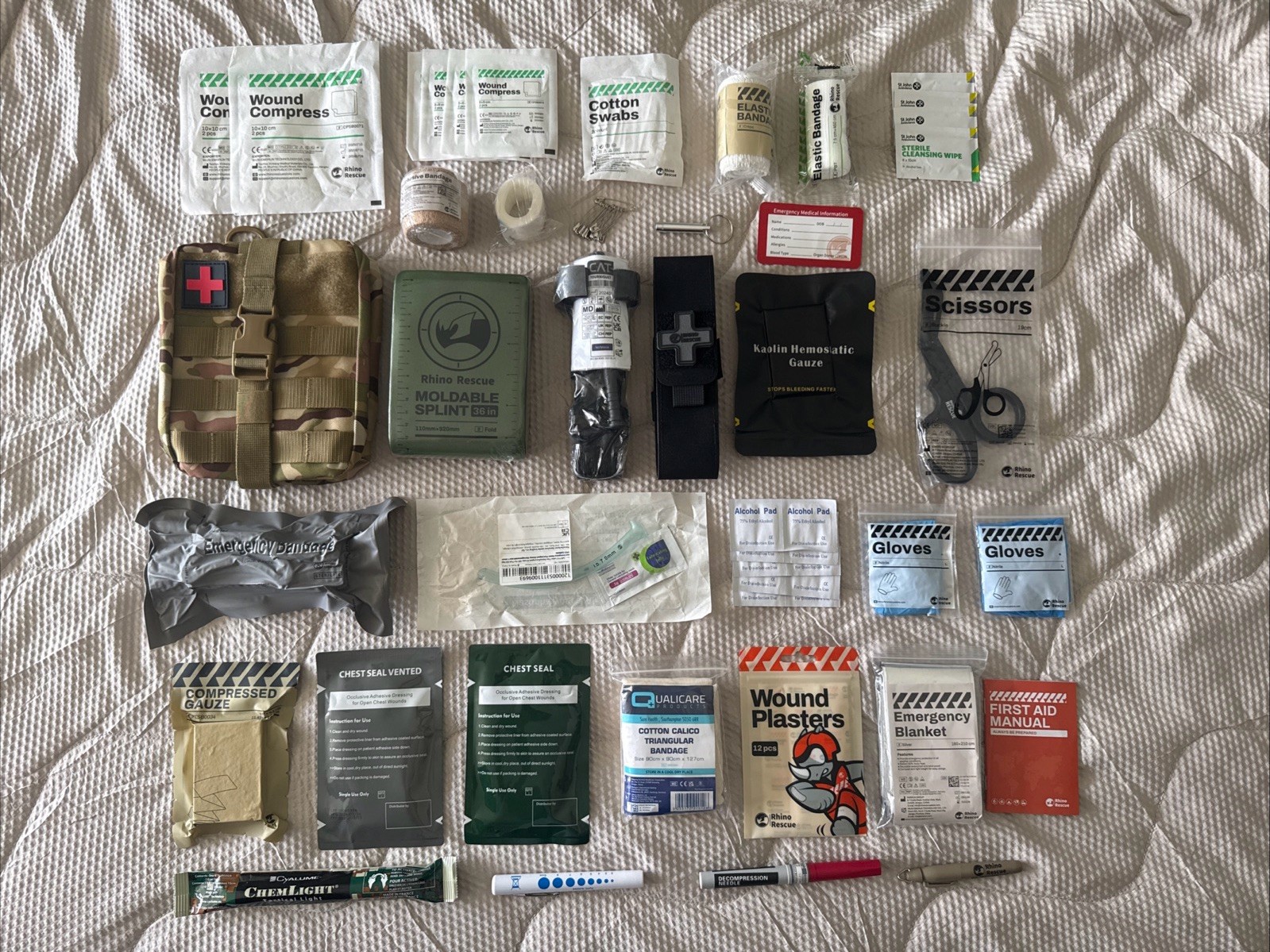 British Army Military IFAK FIRST AID Cadets Scouts GEN 7 CAT BLEED KIT