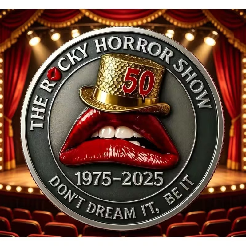 50Th Anniversary of The Rocky Horror Show Commemorative Coin 1975-2025 
