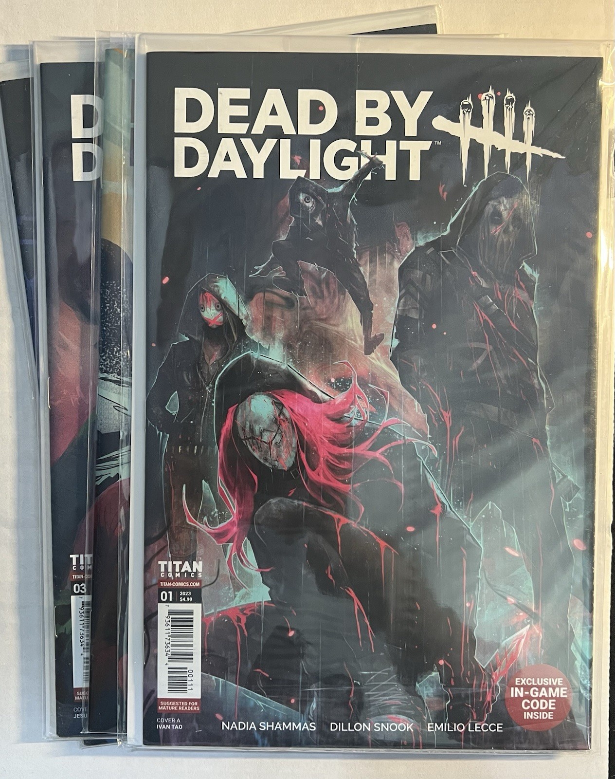Dead By Daylight 1 2 3 4 SET SEALED Comics with Game Claim Codes