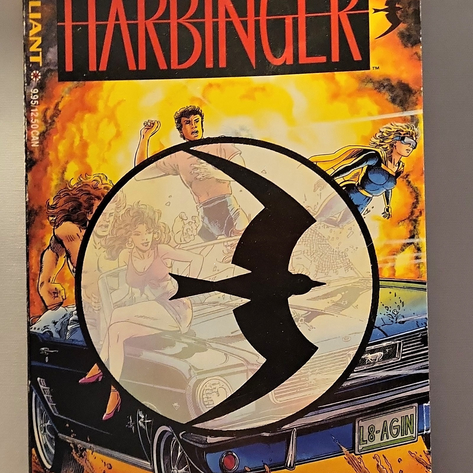 Valiant Comics Harbinger #7 (1992) Variant A First Printing CGC 2.0 Signed