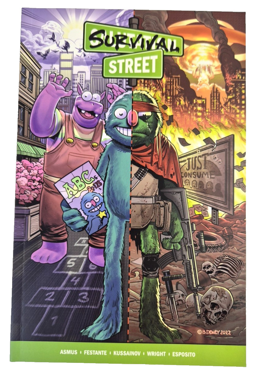 Survival Street Paperback 2023 by James Asmus, Graphic Novel. Mint