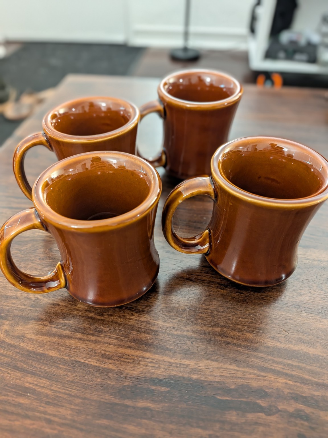 World Ultima Caramel Bell Coffee Mugs 6 oz Set of 4