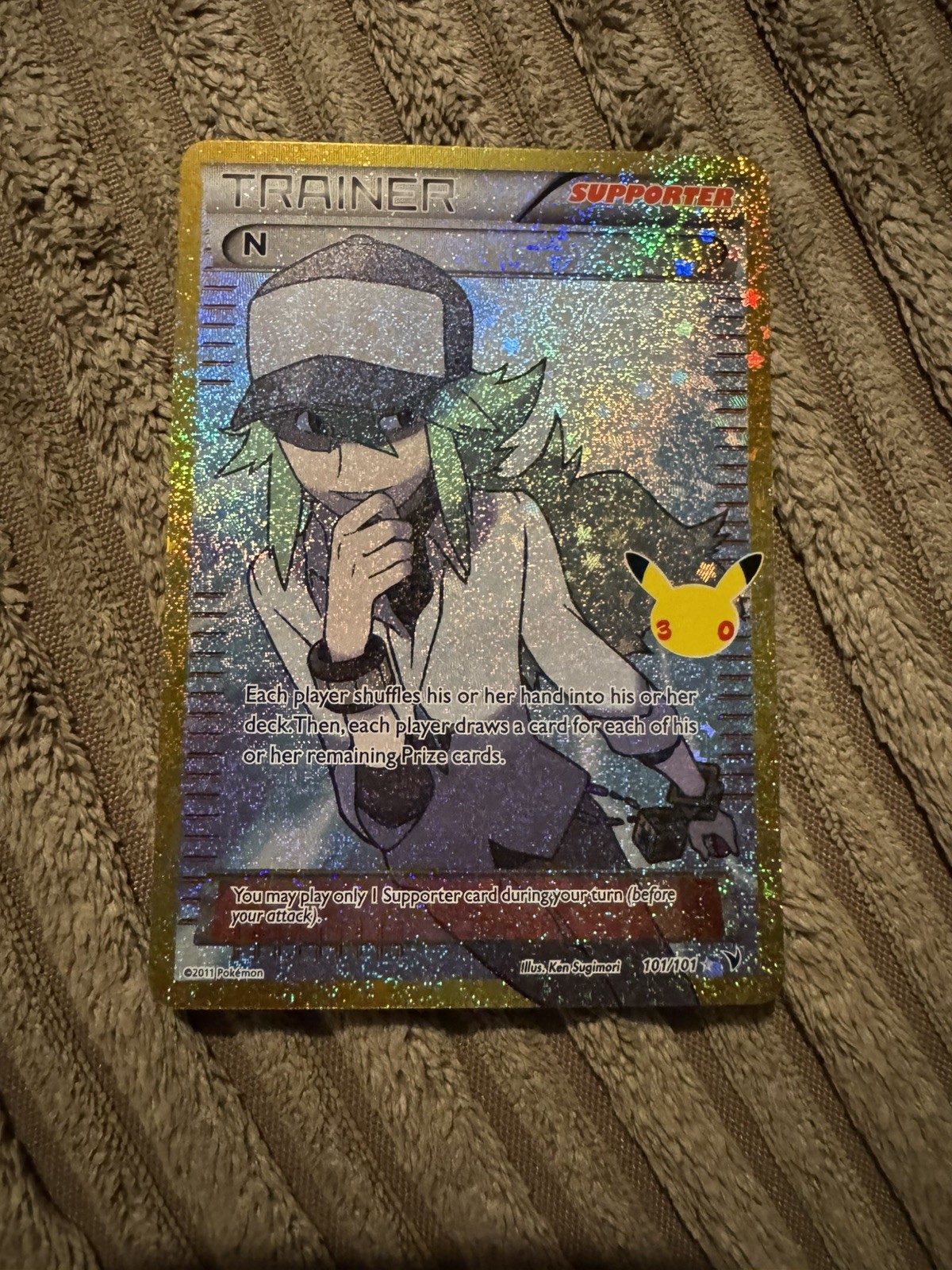 Pokemon 30th Anniversary N Trainer 101/101 English