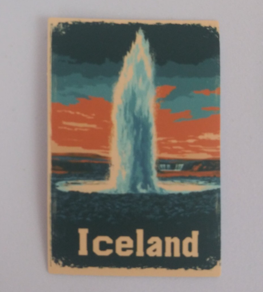 Iceland Beautiful Scenic & City View Sticker 2.38\