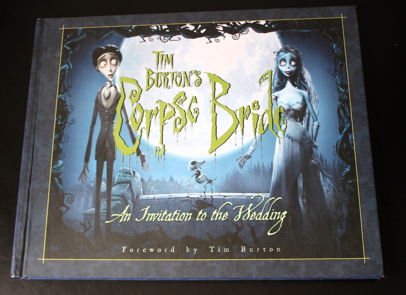 Tim Burton ~ Signed Corpse Bride: An Invitation to the Wedding Book ~ PSA DNA