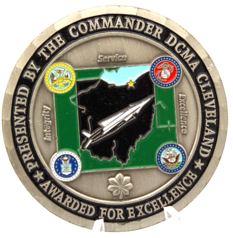 US DoD DCMA Defense Contract Management Agency Award Challenge Coin 2”