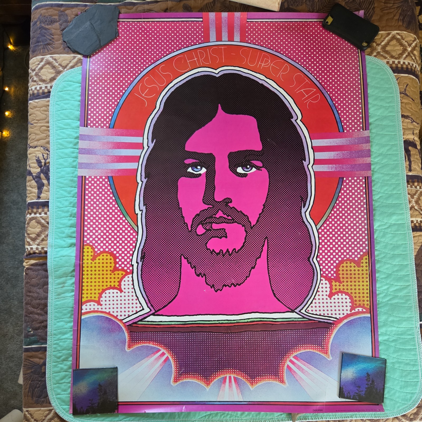 Vintage 1971 JESUS CHRIST SUPERSTAR  Zagorski poster