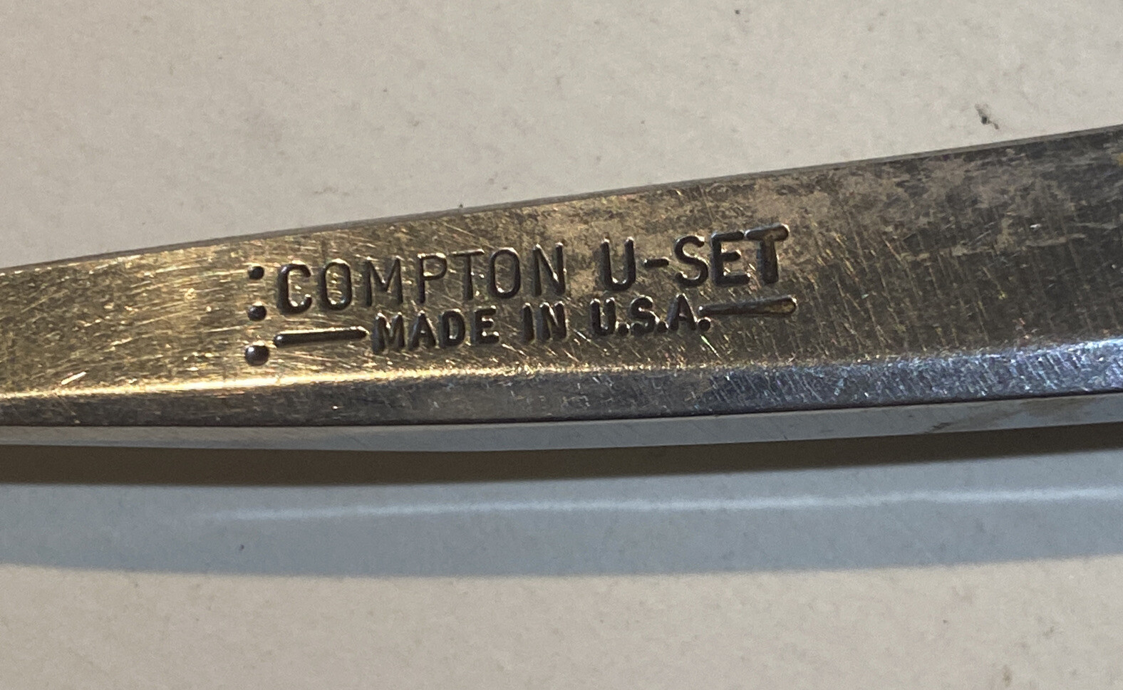 Vtg Compton U- Set 7\