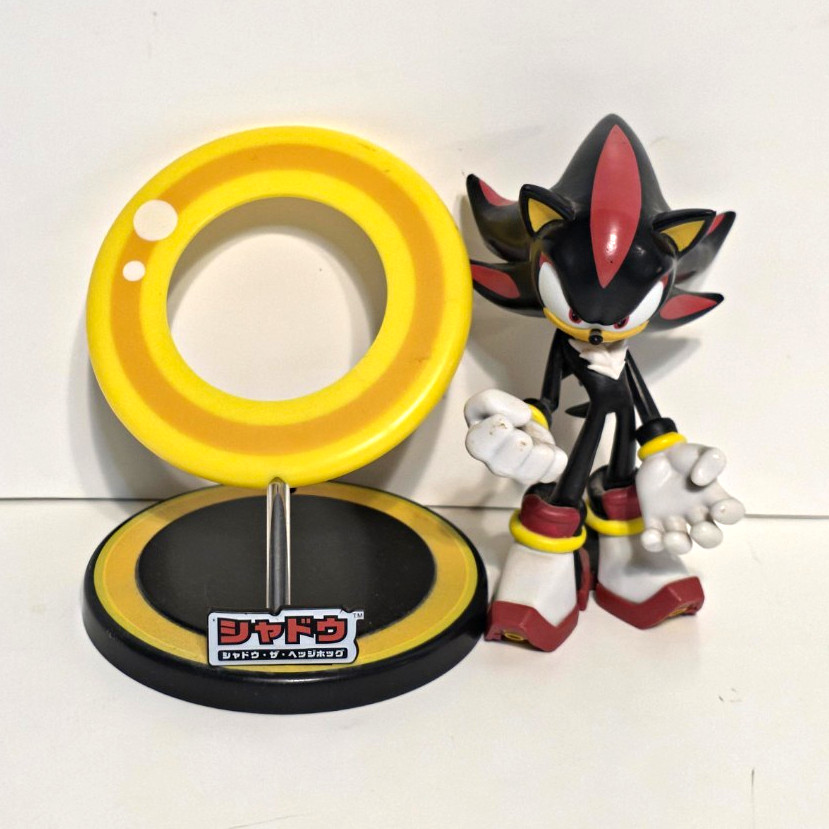Sega Sonic the Hedgehog Shadow the Hedgehog Plastic Figure w/ Stand