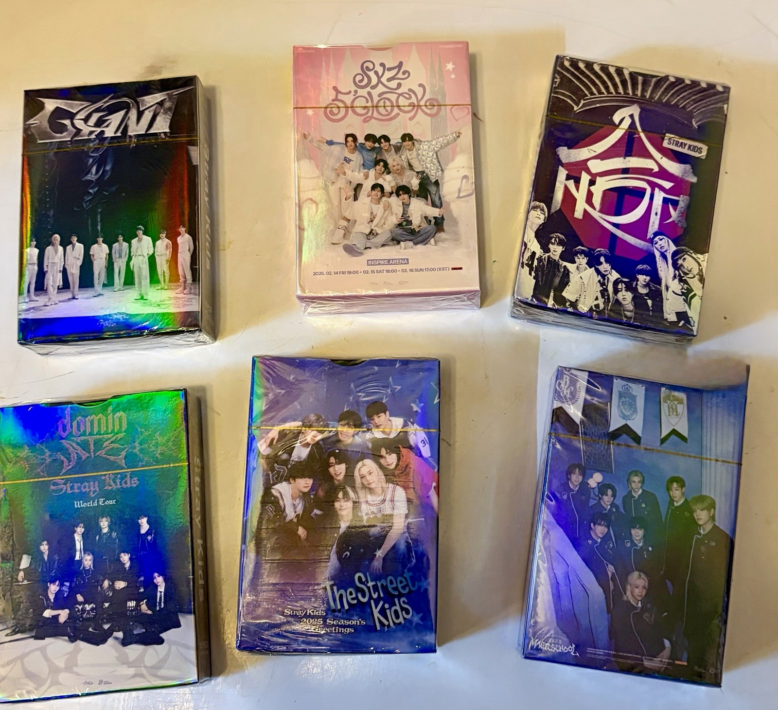 Stray Kids Collectible Photo/Playing Card Set Lot, 55 PCS Each, Sealed, Designs